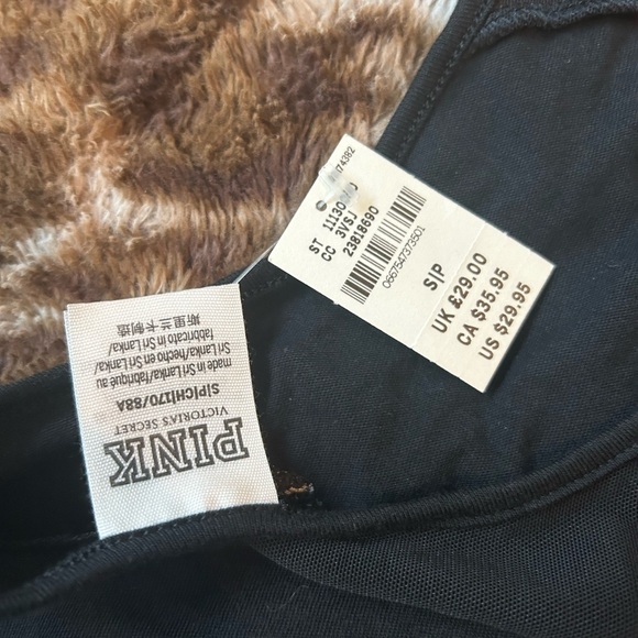 Victoria's Secret Black Tank with Colorful Dog Design - Picture 3 of 3